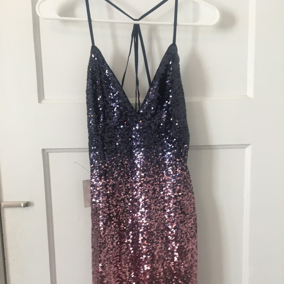 Lulus Dresses & Skirts - Ombre Sequin Dress